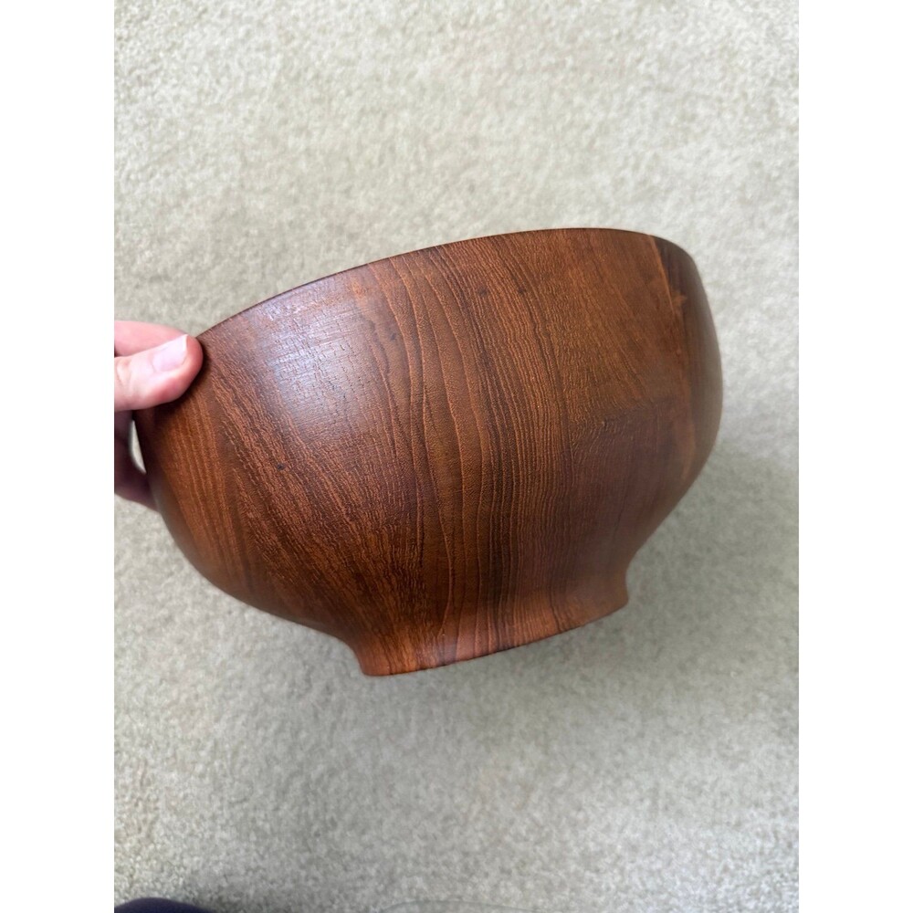 Vintage Georg Jensen Henning Koppel Teak Bowl Danish Modern Made in Denmark